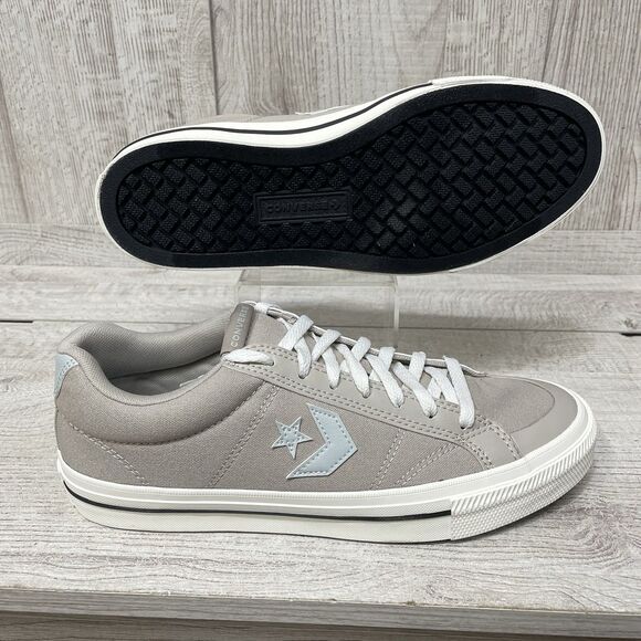 Converse Sport Casual Mens 10.5 Womens 12 Papyrus Beige Grey Sneakers A13223F main image 6